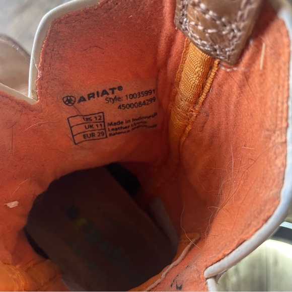 Ariat Sorting Pen Wiggle Room Boots Size: 12 - Picture 5 of 5